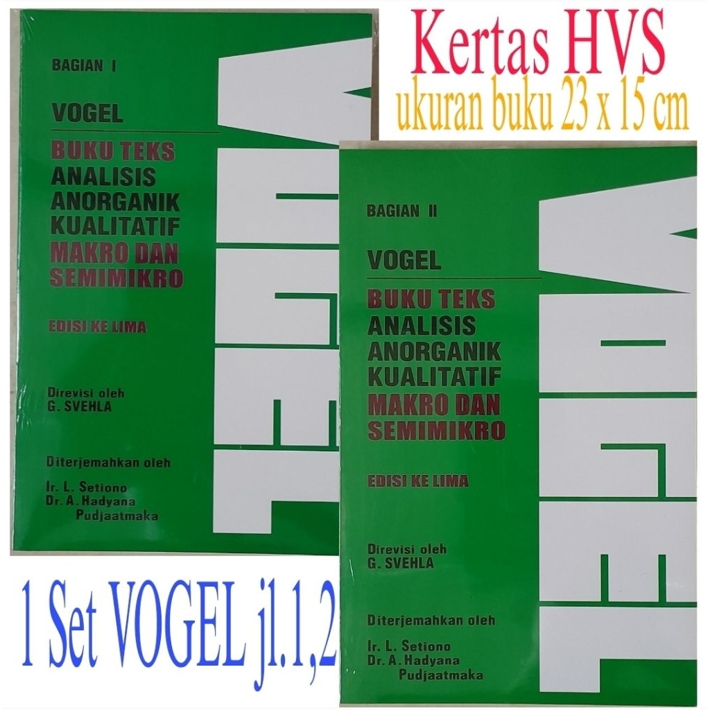 VOGEL Analisis Anorganik Kualitatif 1,2