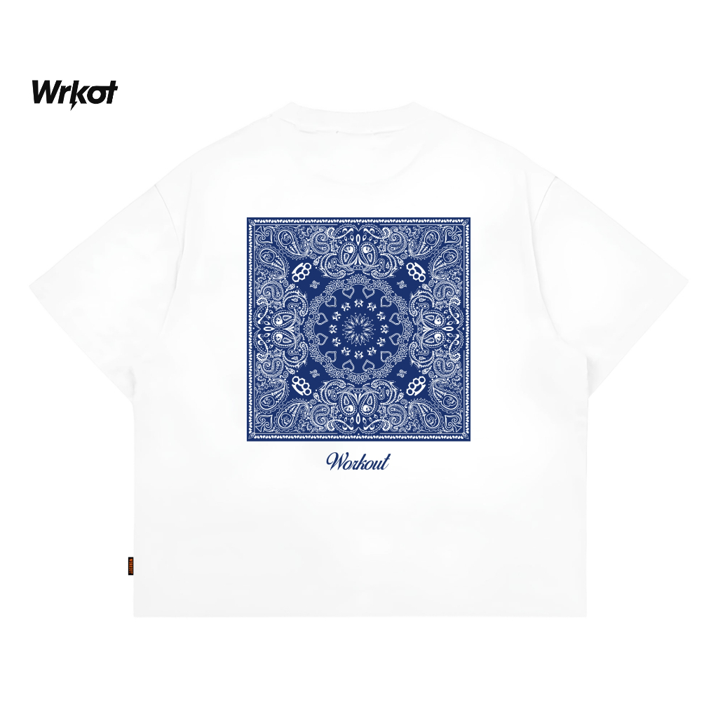 Workout Streetwear Kaos Baju Tshirt Boxy Oversize 20S Bandana