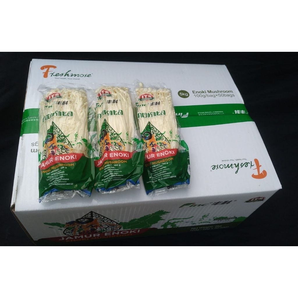 

Jamur Enoki Enokita (Wayang) 1 dus isi 50 pcs