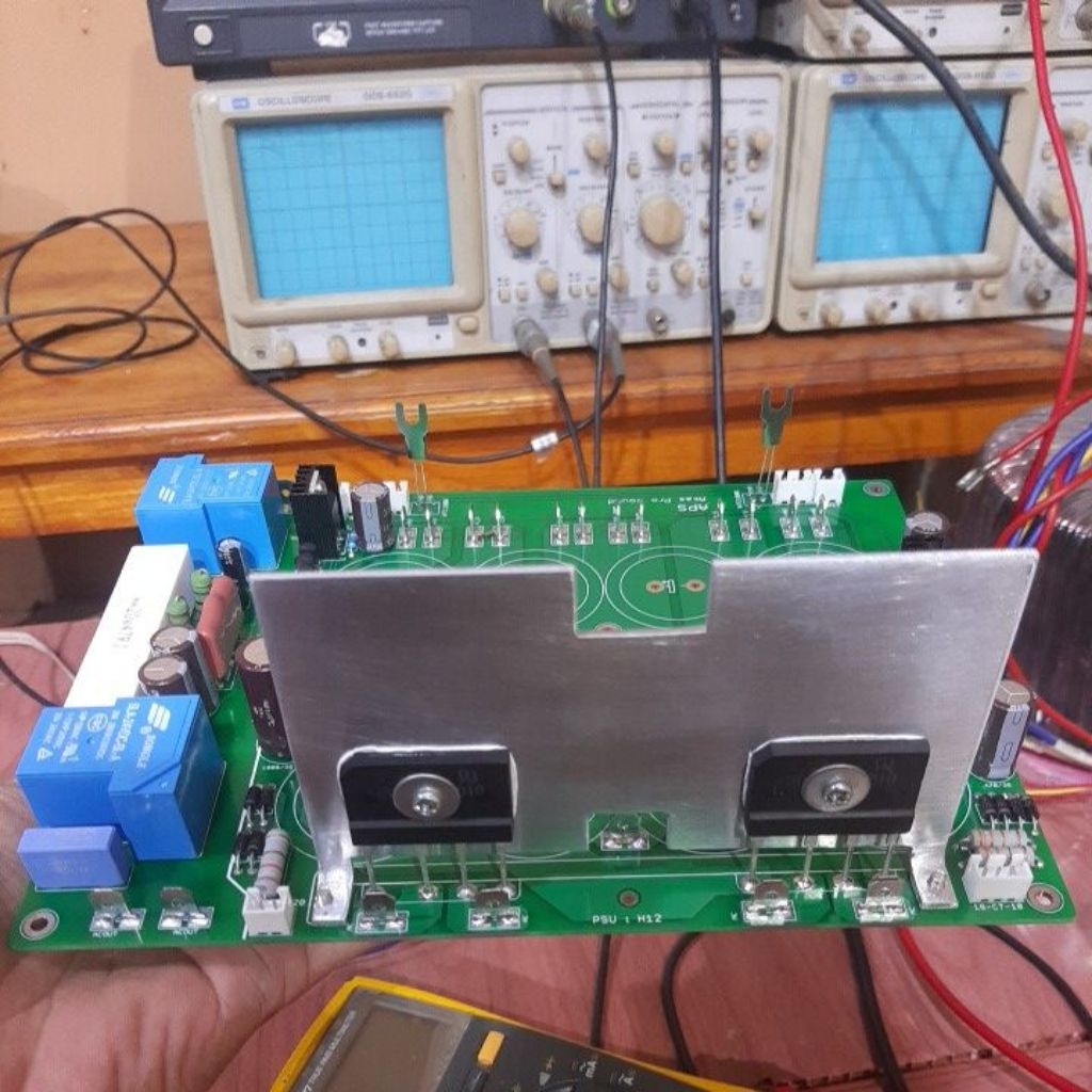 Kit Psu pendingin dioda/fan otomatis Ntc power Khusus Class H 2 step 12 elco