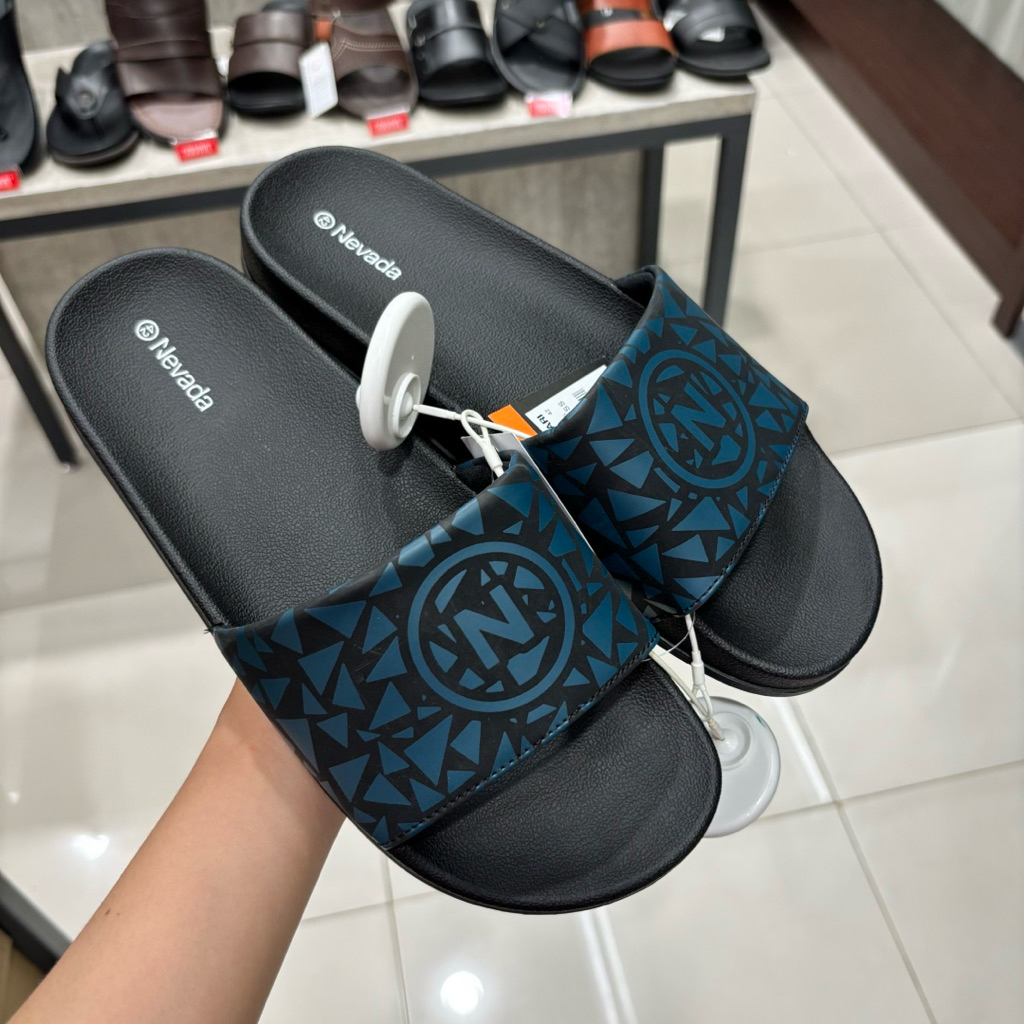 NEVADA SANDAL SLOP PRIA BAHAN KARET