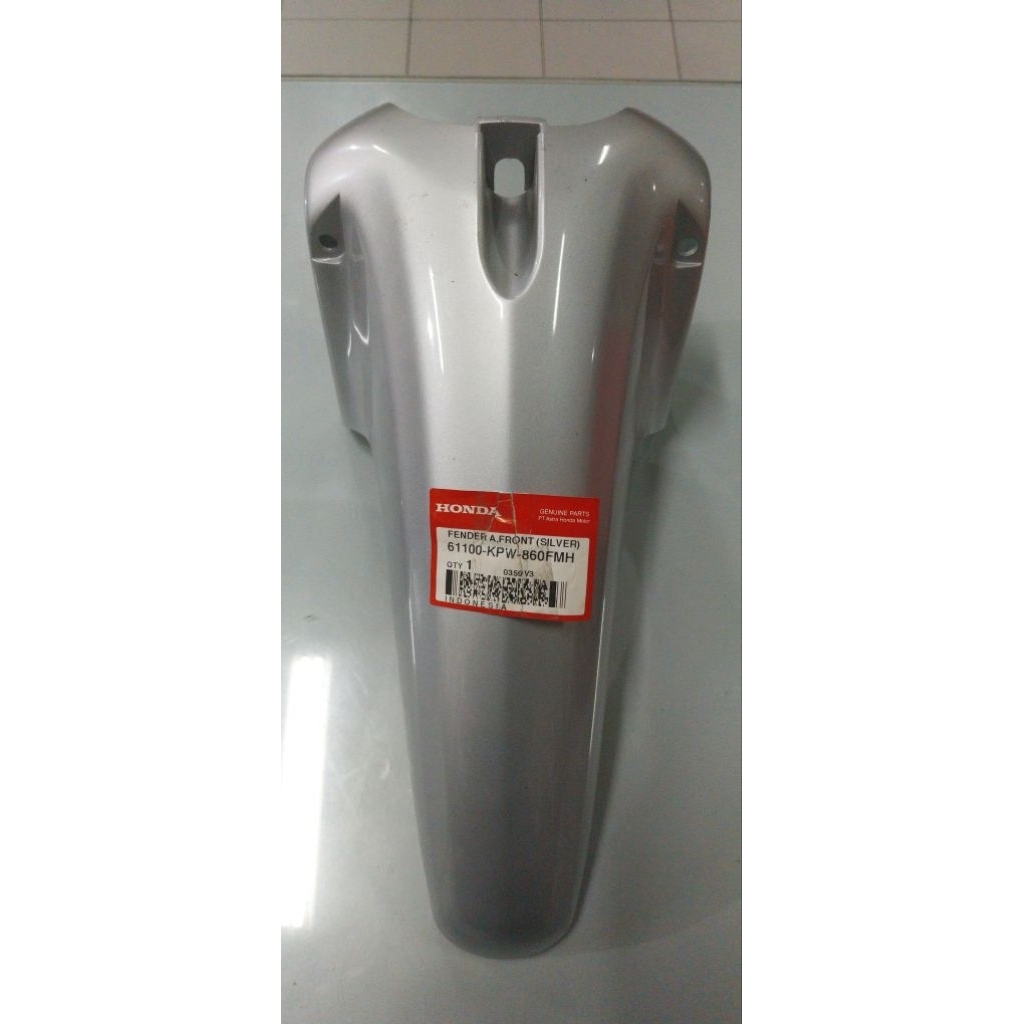 Spakbor depan A untuk motor Kirana number part 61100KPW860FMH