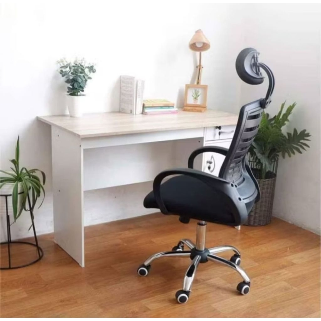 Set Meja Kursi Kantor Minimalis Modern untuk Ruang Kerja Rumah