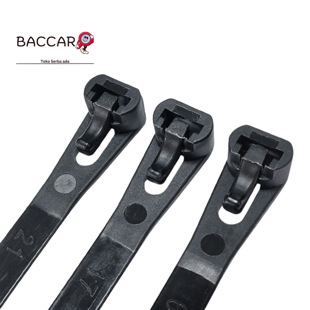 

Kabel Ties Lepas Pasang / Releasable 4x150mm - Isi 20pcs - 100pcs