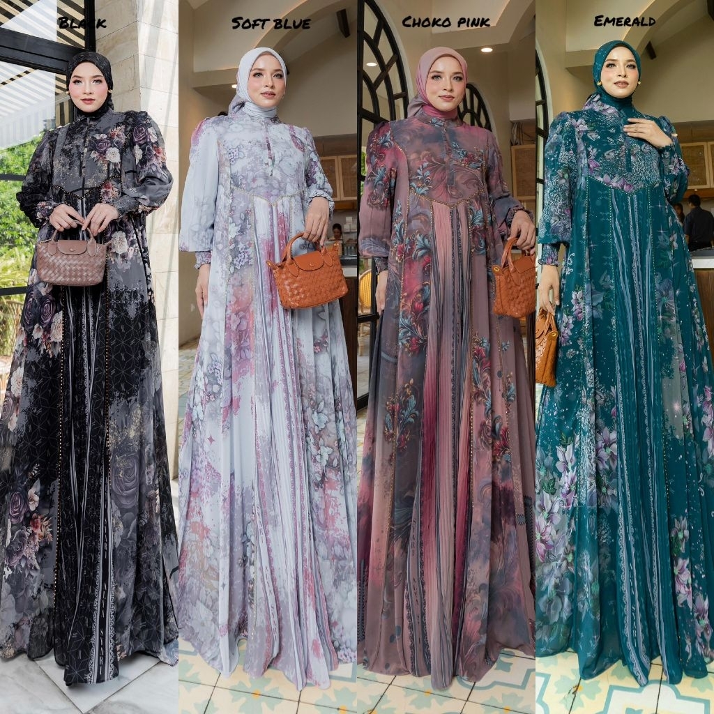 gamis nirmala set hijab by alya