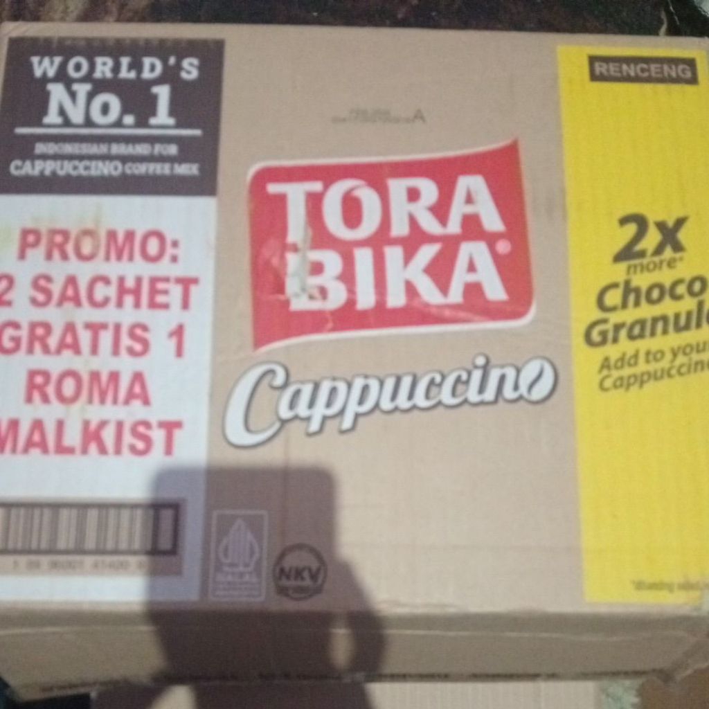 

Torabika cappucino Tora cino 1 dus exp FEB2026