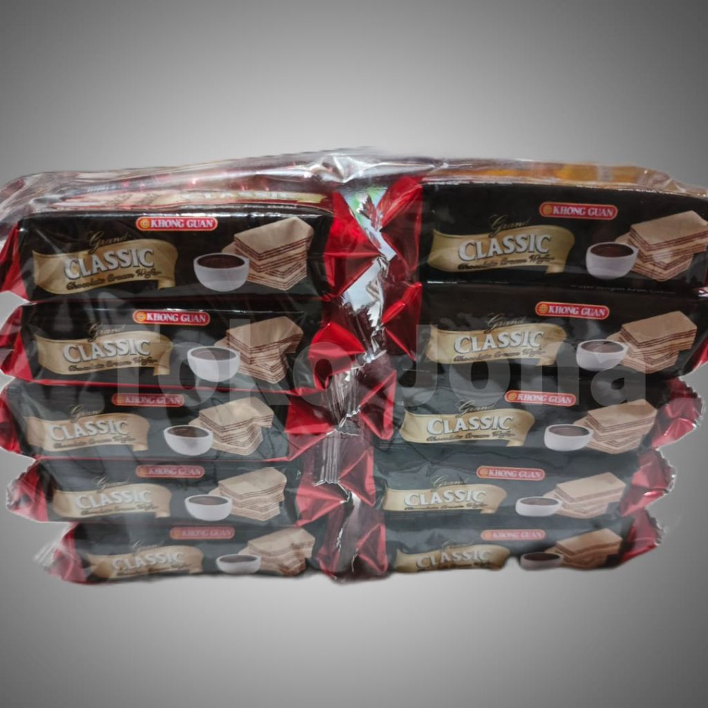 

KHONG GUAN Wafer CLASSIC Coklat 18 gr pack isi 10 pcs