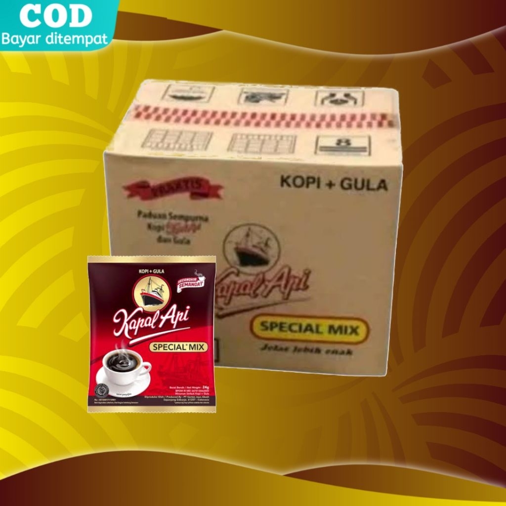 

Kopi Kapal Api Mix 1 dus isi 12 renteng