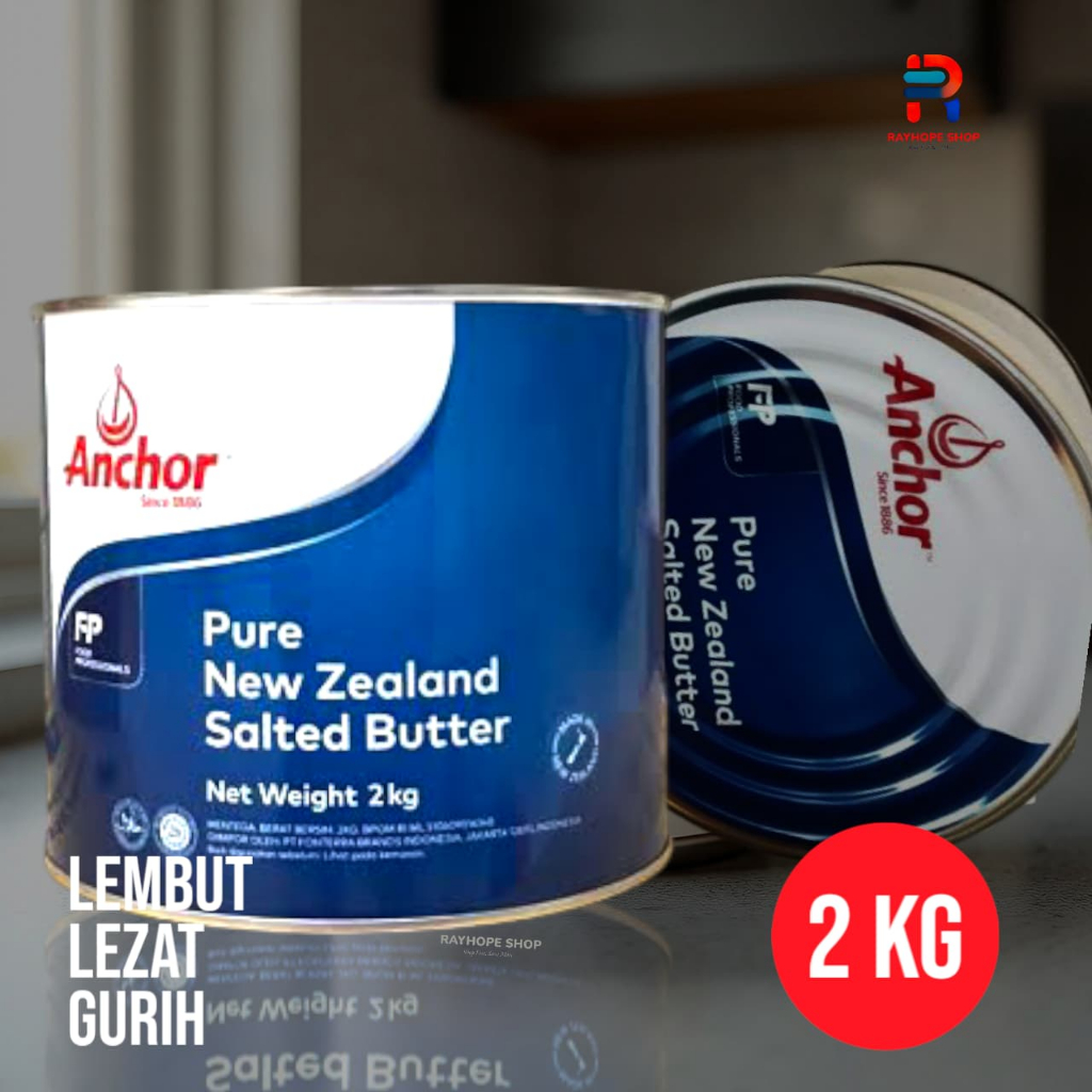 

PROMO Anchor Pure New Zealand Salted Butter Mentega Asin Selandia Baru Kaleng 2Kg 2 Kg Kilogram Murah Termurah Cream Krim Susu Pasteurisasi Food Professional Murah Termurah Usaha Kekinian Viral Ide Jualan UMKM Kue Kering Kaastengel Nastar Nastaart Bakery