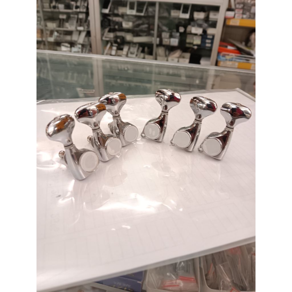 Dryer Gitar Akustik & Elektrik Gotoh Style Set Crhome