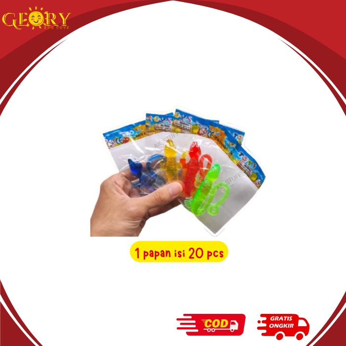 Sticky Toys Cicak Mainan Lengket Prank isi 20 bks/ppn