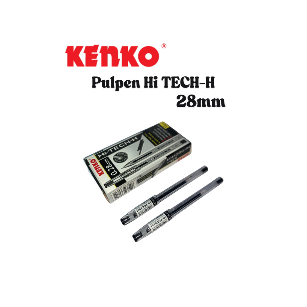 

Pulpen Gel kenko Hi Tech-H 28mm Hitam