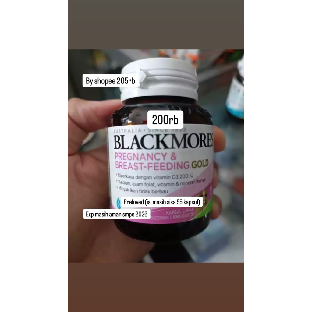 blackmores pregnancy