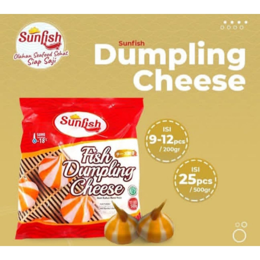 

SUNFISH DUMPLING CHEESE / KEJU 500 GR