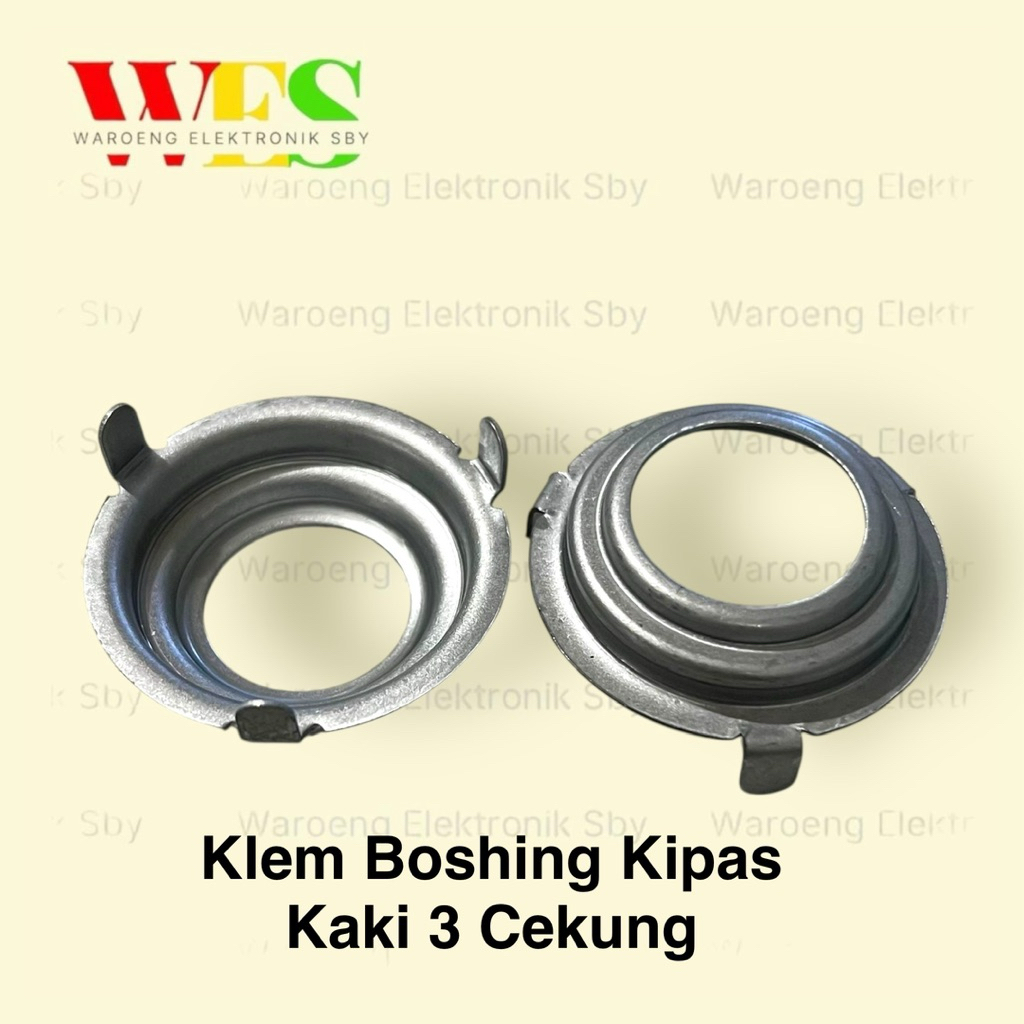 KLEM BOSHING KAKI CEKUNG | KLEM BOSHING KIPAS ANGIN 16 - 18 INCH | KLEM BOSHING AS 8 MM
