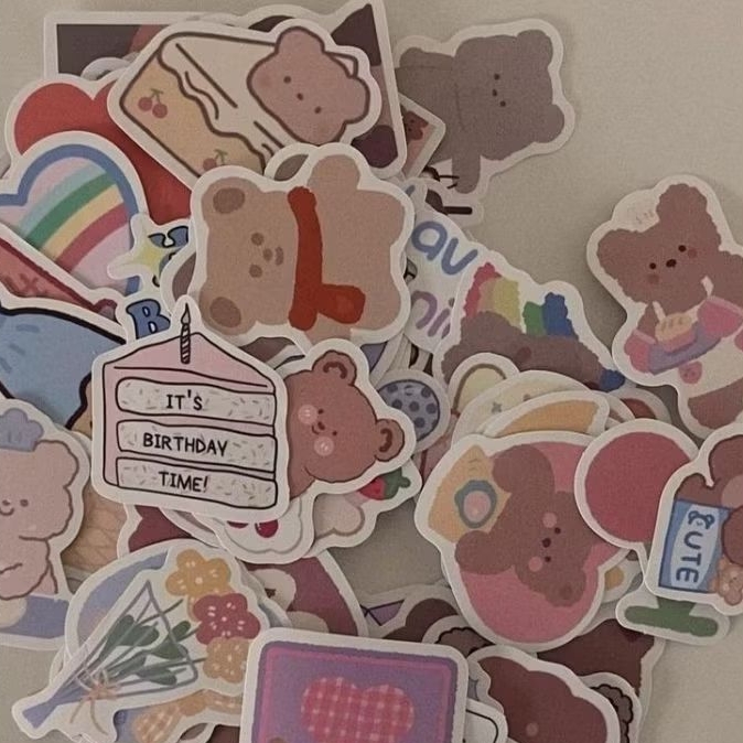 

Sticker Lucu Scrapbook | DIY Journal Sticker | Sticker Buku Harian | Chromo Sticker