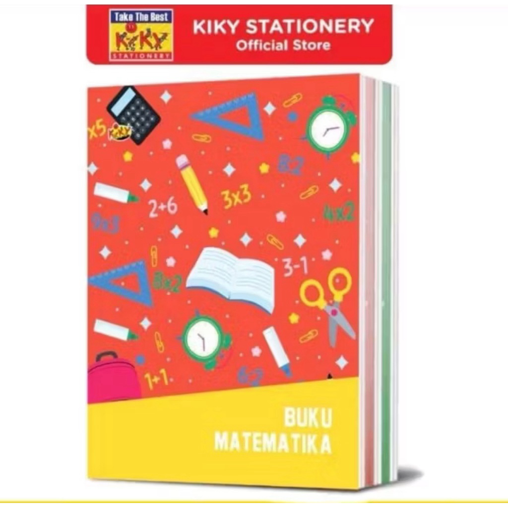 

Buku Tulis Kiky 38 Lembar Kotak kecil Matematika, per pack isi 10 buku