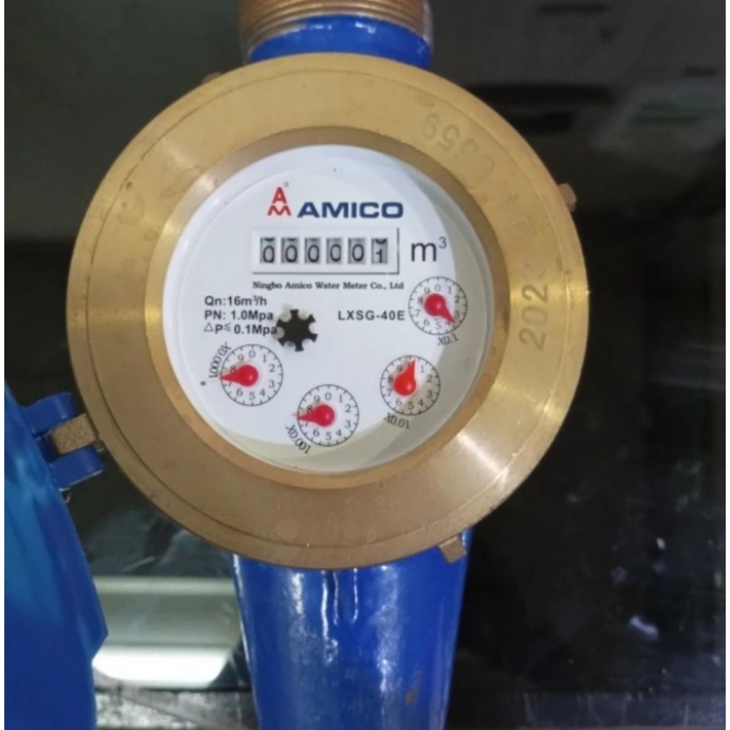 Meteran Air Amico 1.5 inch / Water Meter Merk AMICO Size 1,5 Inch DN 40mm