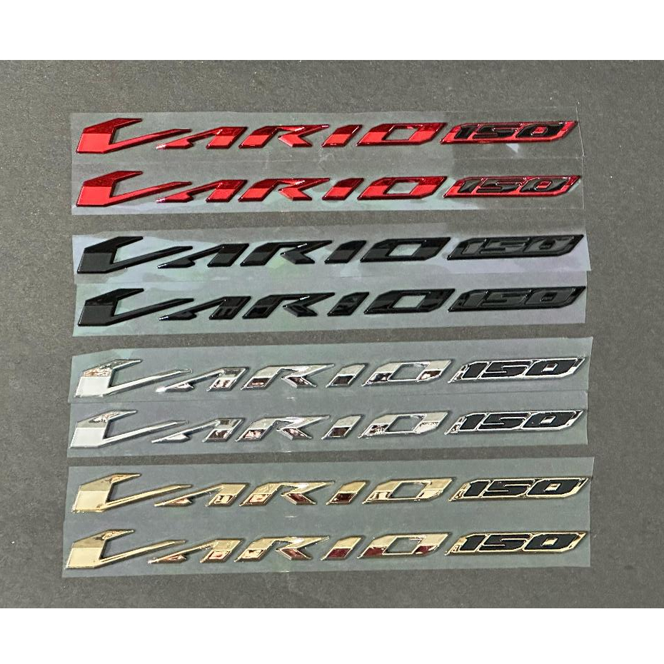 Emblem Logo Vario Led New 150 ABS Seperti Original  Sepasang 1 set 2 pcs Tinggal Pasang PNP