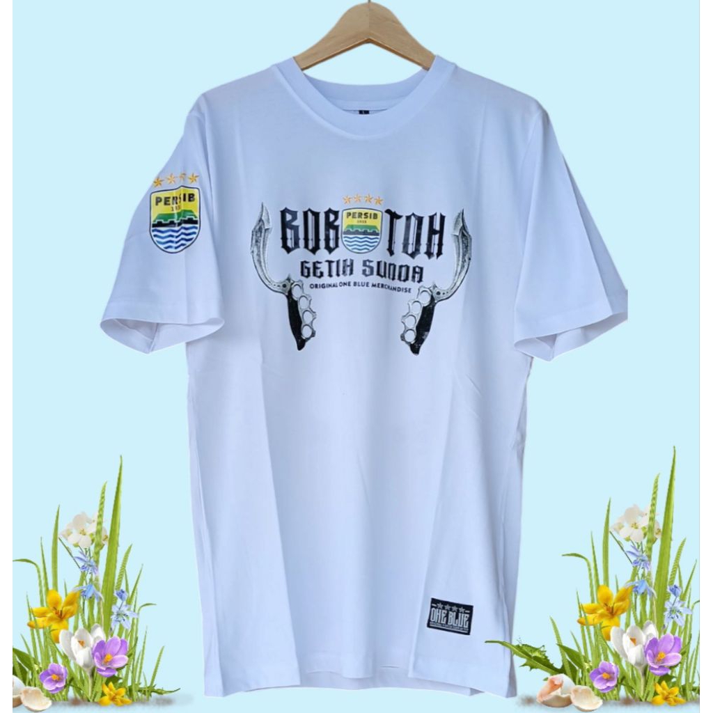 kaos Persib baju Persib kaos Bobotoh getih Sunda putih