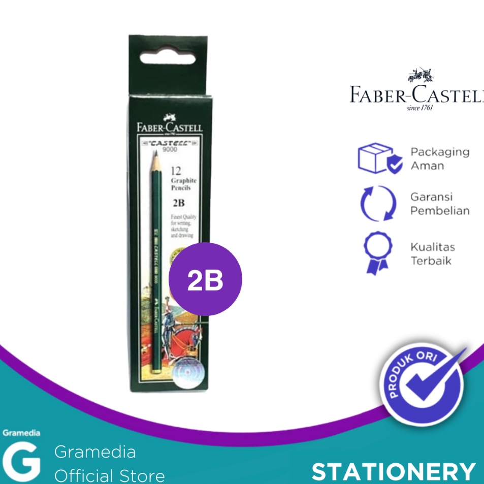 

Faber Castell Pencil 9 2B12pcs