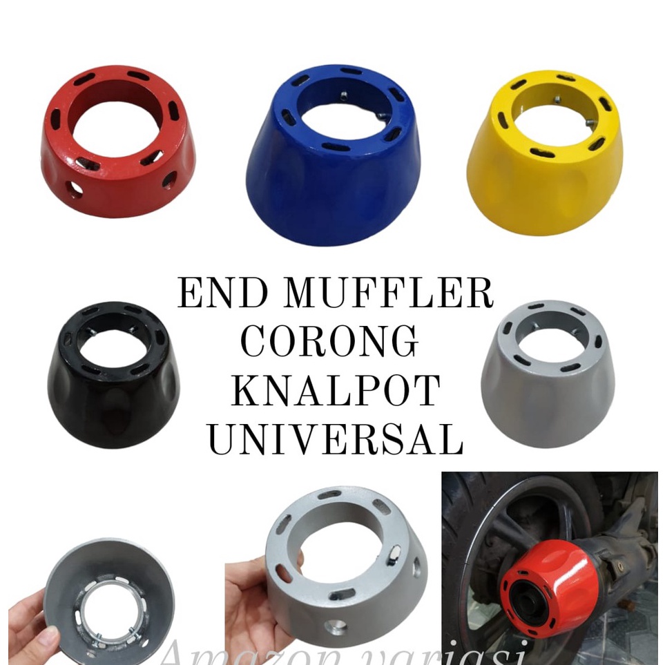 Bisa Cod  CORONG KNALPOT END MUFFLER ENDCUP MONCONG CORONG KNALPOT VARIO 125 VARIO 15 PCX  MIO SOUL 