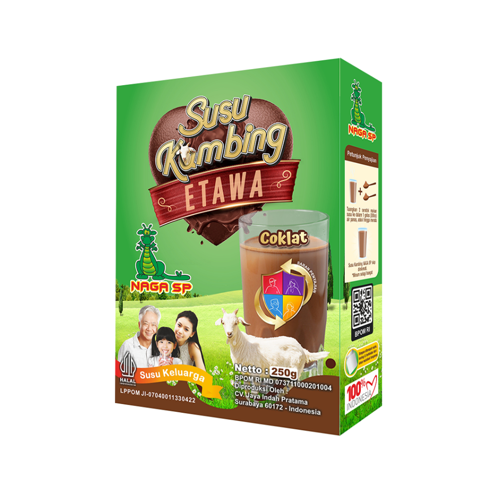 

SUSU KAMBING ETAWA RASA COKLAT/MADU 250GR