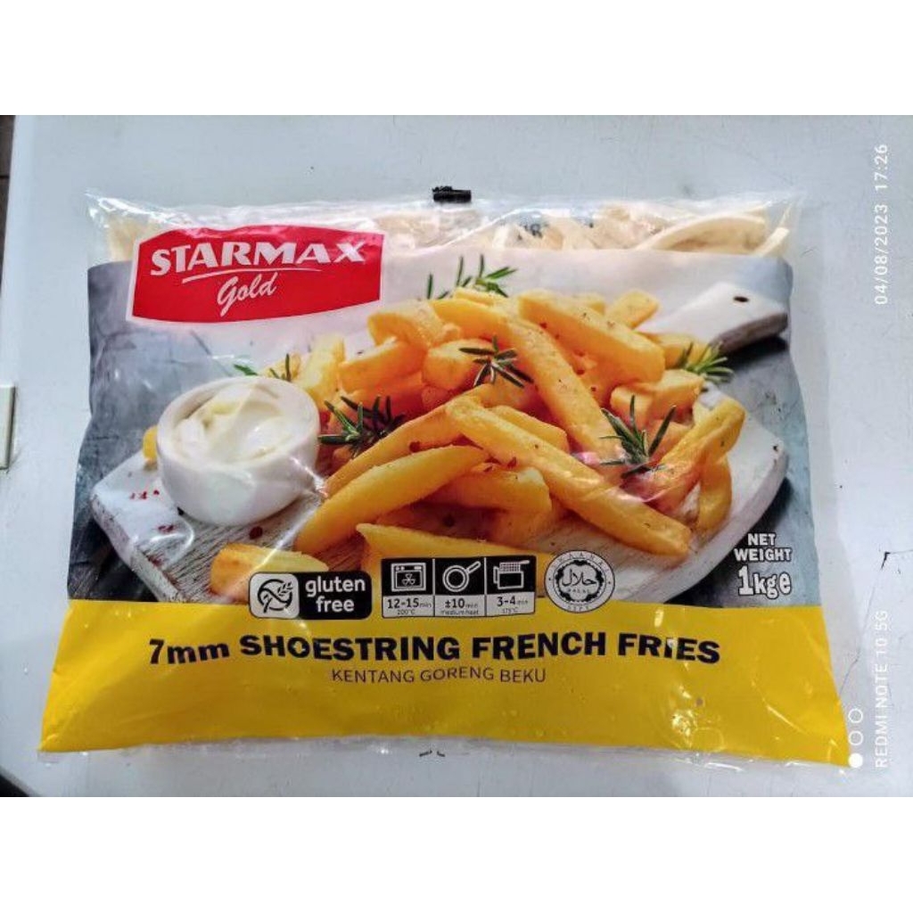 

KENTANG STARMAX 1kg SHOESTRING FRENCHFRIES