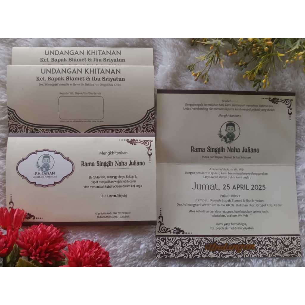 undangan erba 2520 I Nikah I Khitan