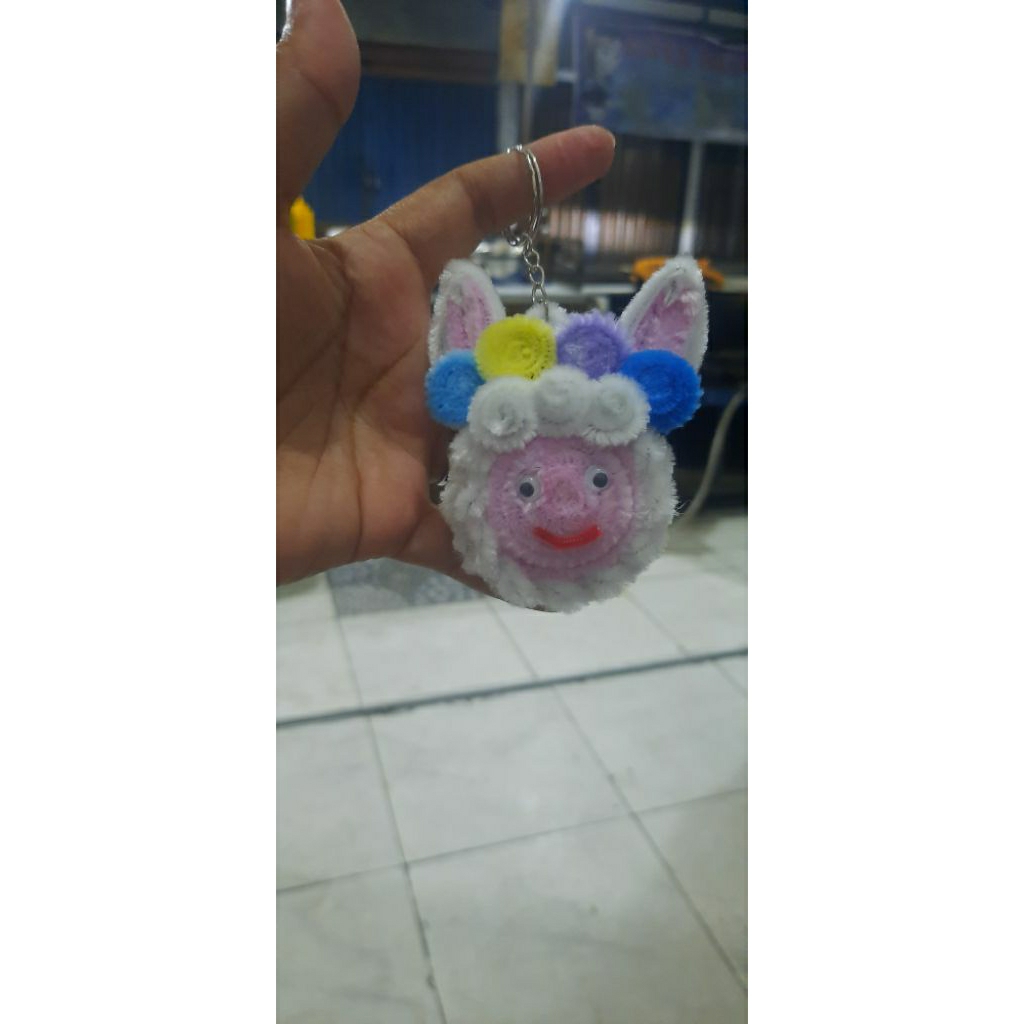 Gantungan HP Gantungan Kunci Gantungan Tas Aksesoris Kawat Bulu