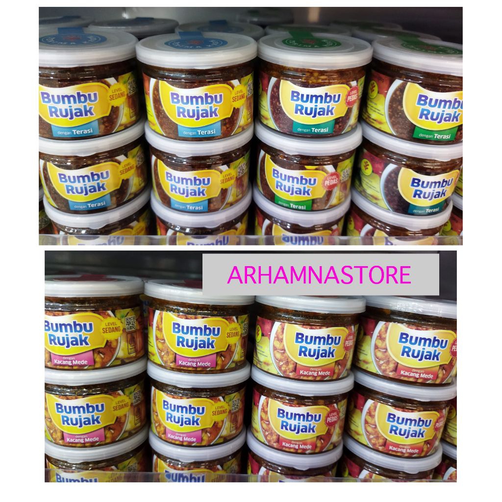 

Ygshop17 Bumbu Rujak Haesa Kemasan Jar 150G Kacang Mede Atau Terasi Pedas Sedang