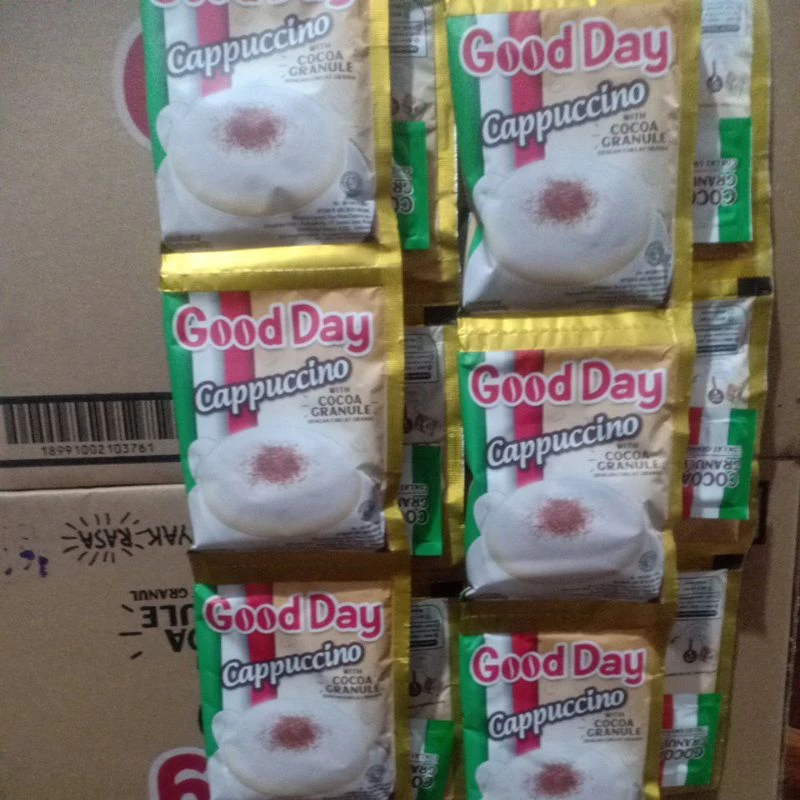 

Good Day Kopi Instant Cappuccino Coklat Granul renceng 10 sachet