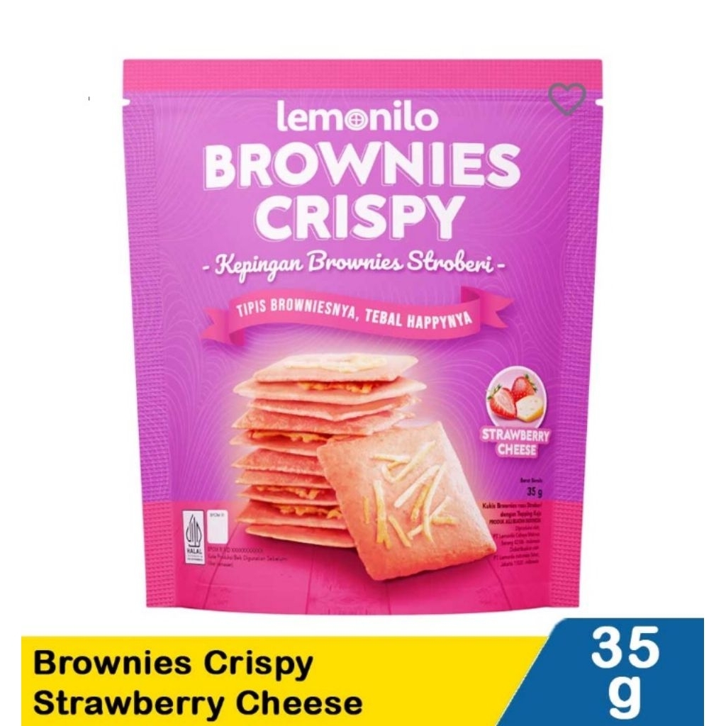 

Lemonilo Brownies CrispyStrawberry Cheese 35G