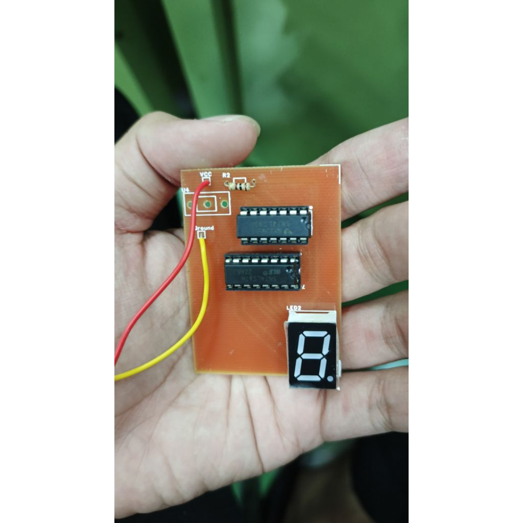 seven segment counter up