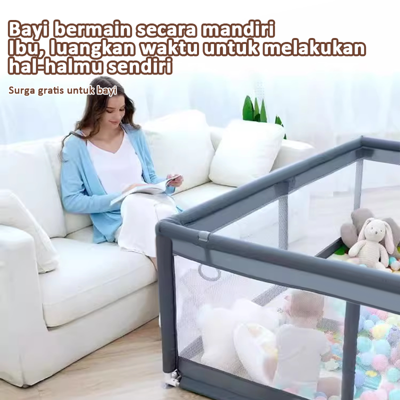 Baby Pagar Bayi / Pagar Bayi Bermain / Pagar Mainan Anak/Pagar Kasur Pengaman/Anak Playpen Pagar