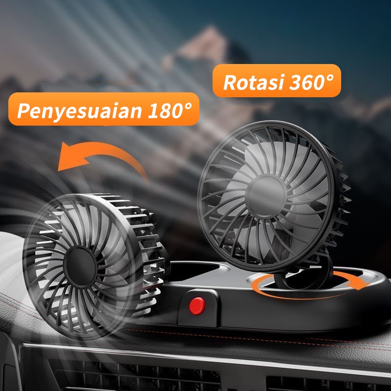 MAMIMOO_ KIPAS ANGIN MOBIL 24 VOLT/12 VOLT TERBARU UNTUK TRUK/KIPAS ANGIN PORTABLE MOBIL