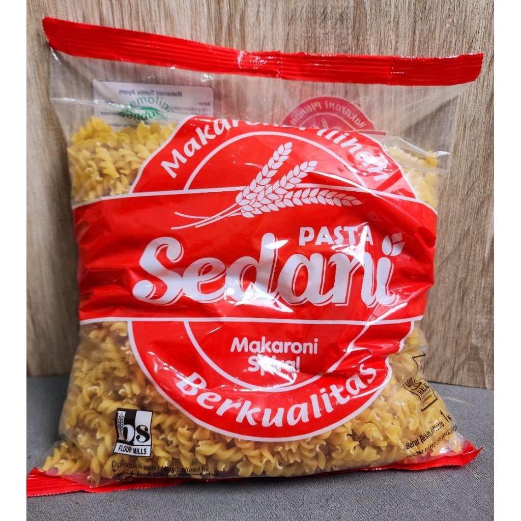 

Makaroni Ulir Sedani Kemasan 1kg