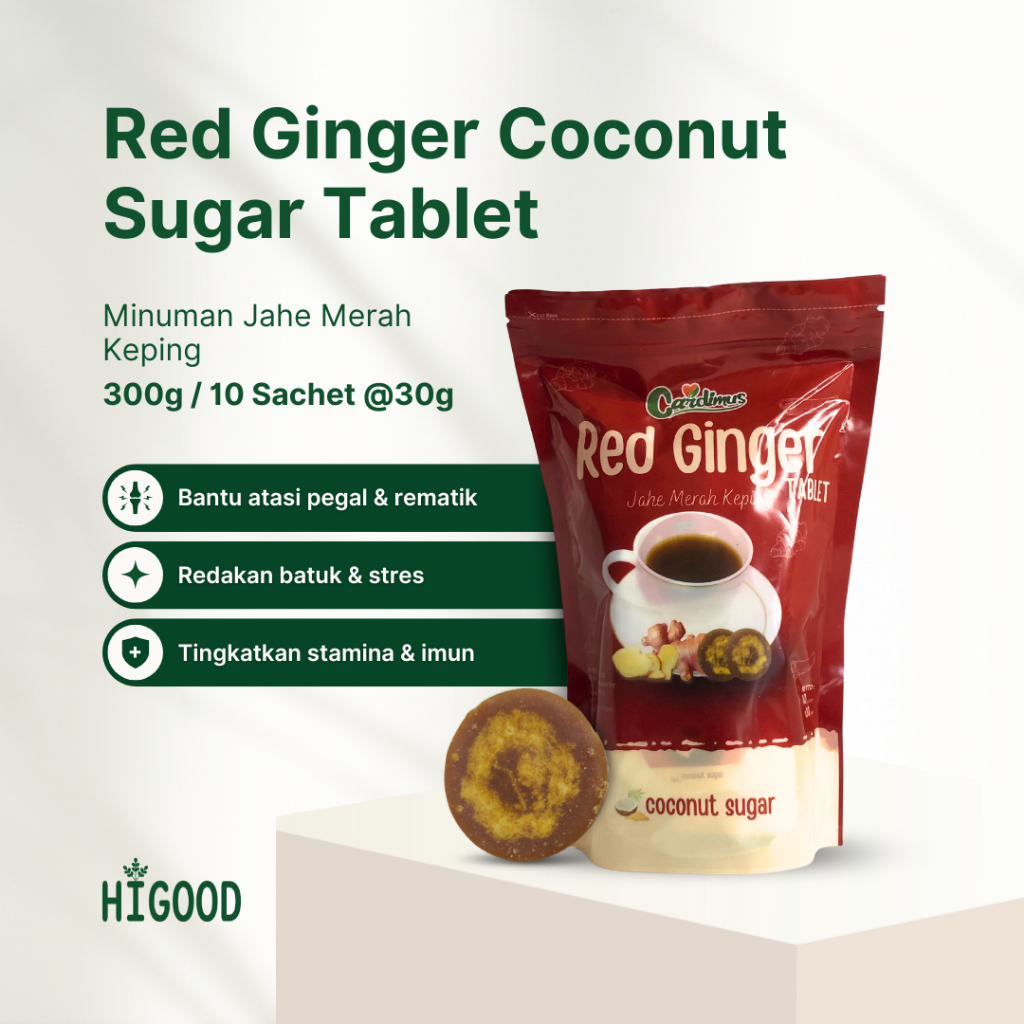 

Cardimus Jahe Merah Gula Kelapa Keping Isi 10 / Minuman Jahe / Minuman Instant / Atasi Masuk Angin