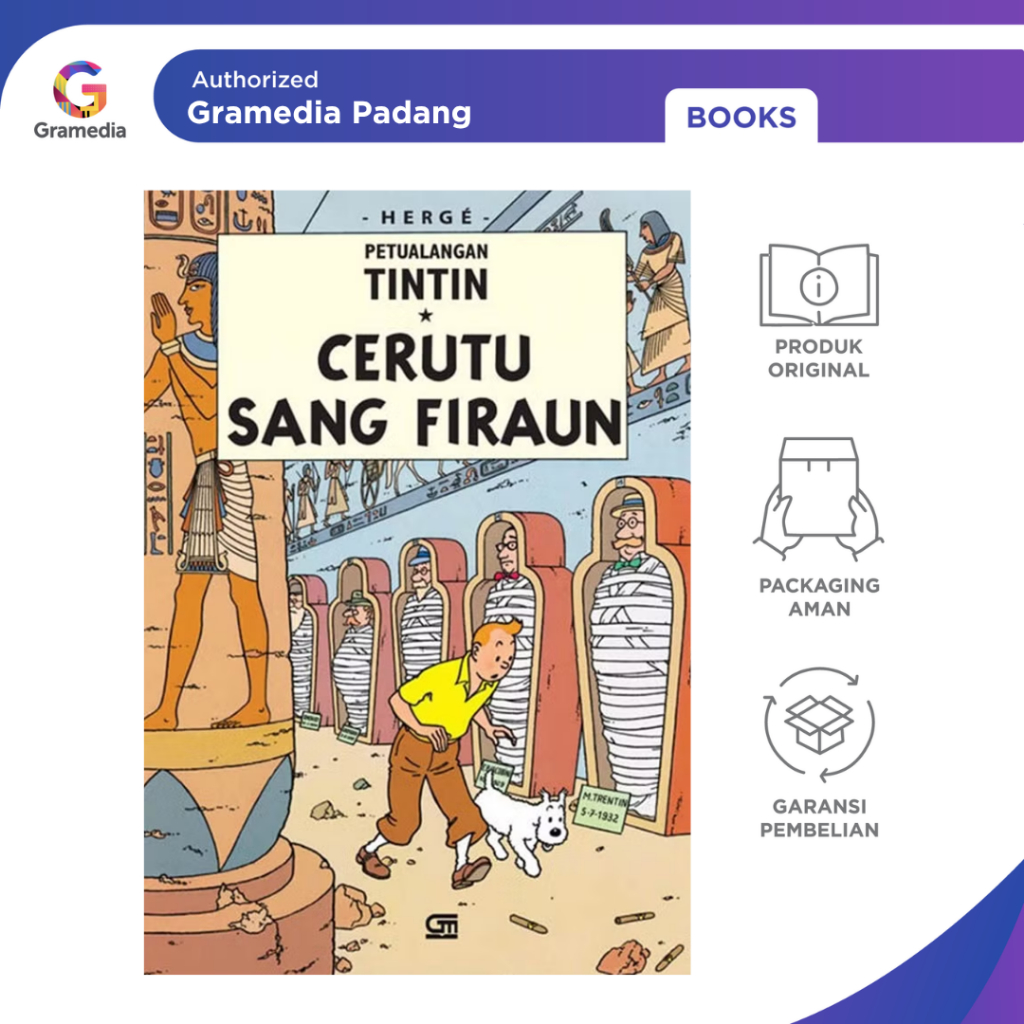 Gramedia padang - Petualangan Tintin: Crutu Sang Firaun