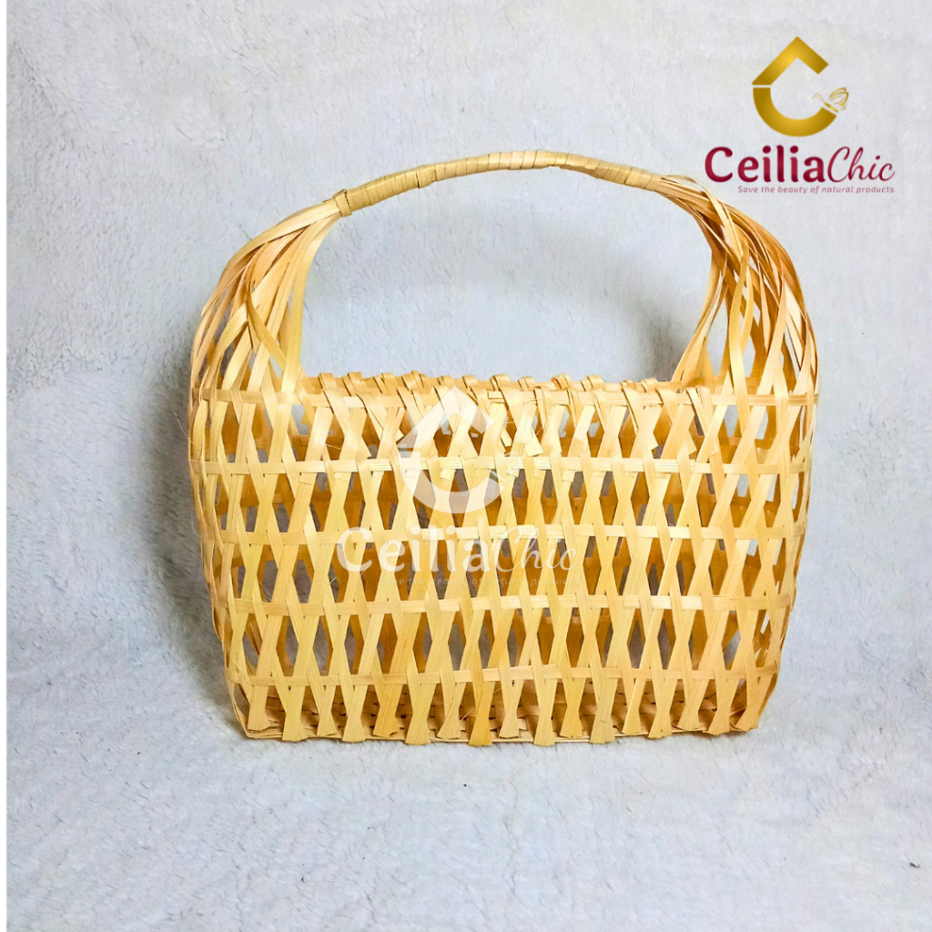 

Grosir Tas Hampers Anyaman Bambu P30xL15cm (XL)/ Tas Bridesmaid/ Tas Jinjing/ Parcel Nikah Ultah