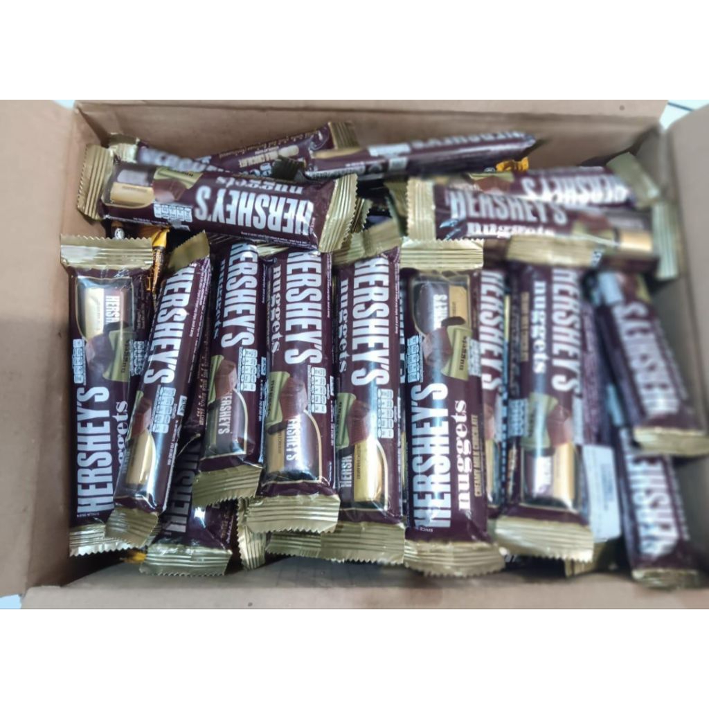 

hershey's nugget chocolate almond cookies&creamy milk 28gr