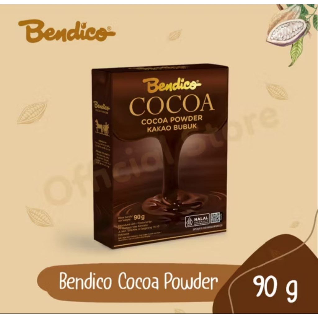 

COKLAT BUBUK BENDICO KEMASAN 90GR /COCOA POWDER/KAKAO BUBUK