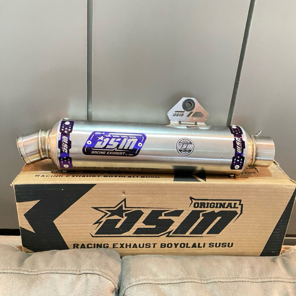 KNALPOT DSM RACING GREAD A JENONG LIST BLUE KNALPOT DSM RACING JENONG A