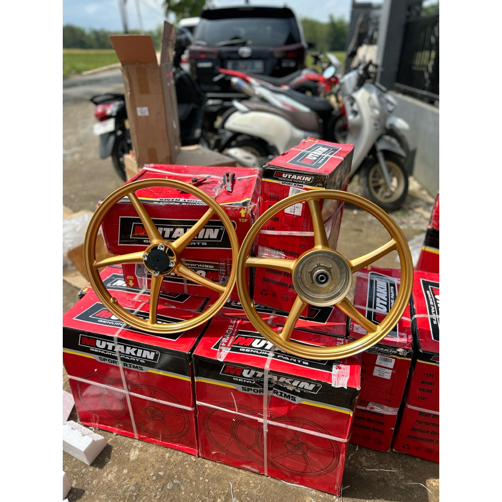 Velg Mutakin 522 Copy RCB ukuran 140/160 jupz F1zr Vega all bebek bisa diaplikasikan