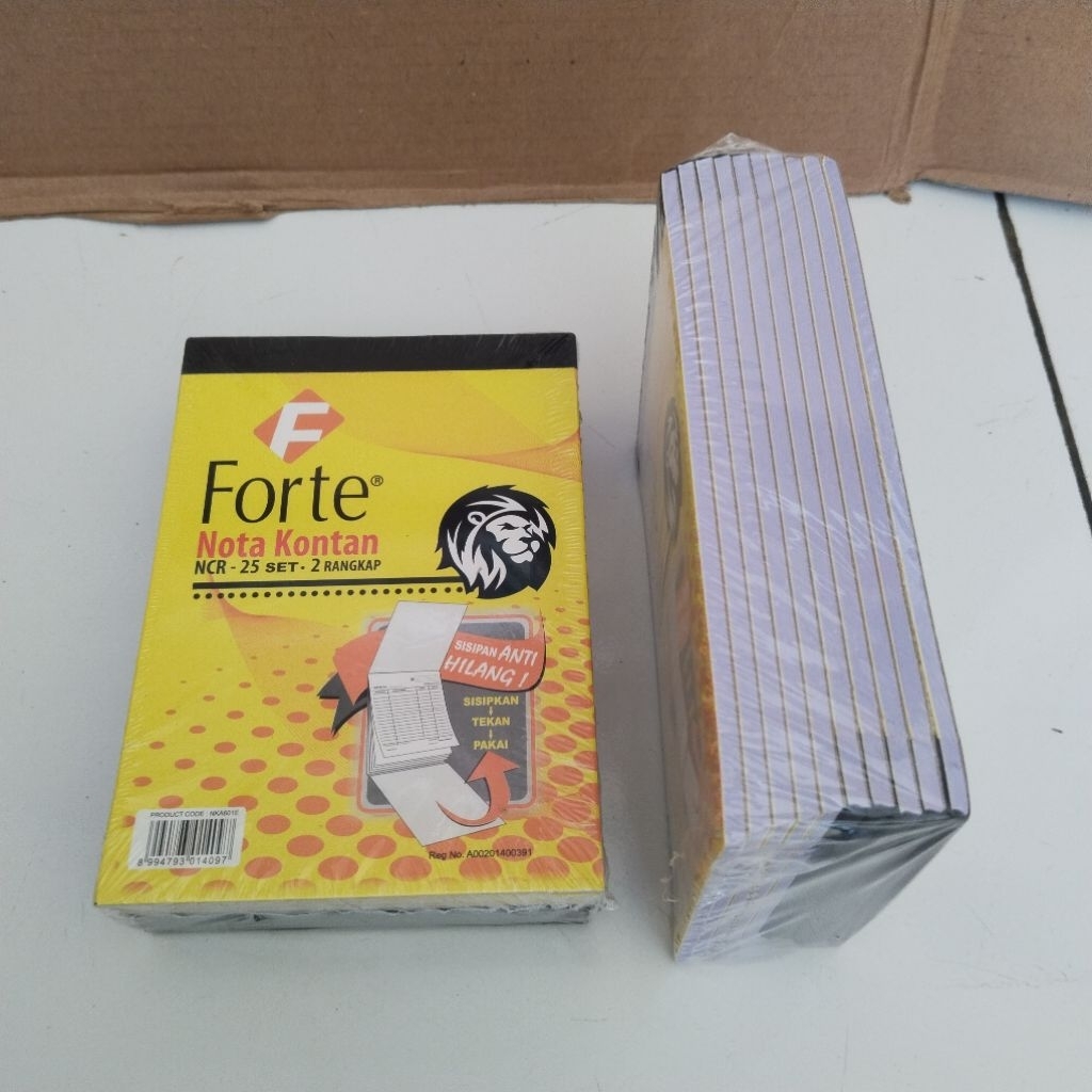 

1 Pak Nota Kontan Kecil 2 Ply Forte