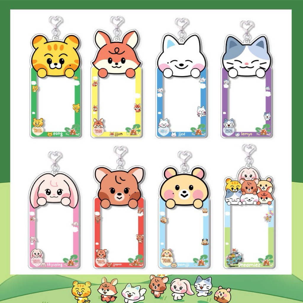 READY CAHOL NCT DREAM DREAMIEZ NEW CARD HOLDER PC PHOTOCARD HOLDER KEYRING KEYCHAIN