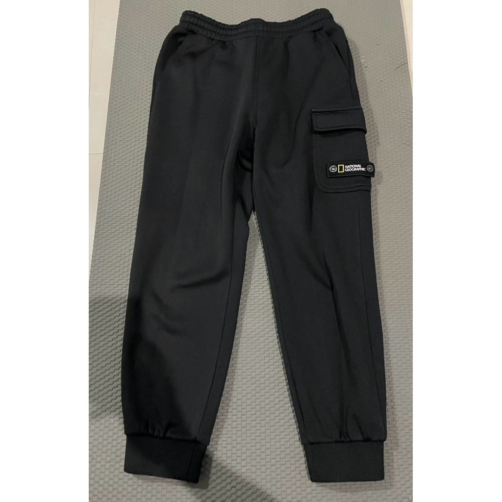 Celana Joger Natgeo National Geographic kargo Hitam patch