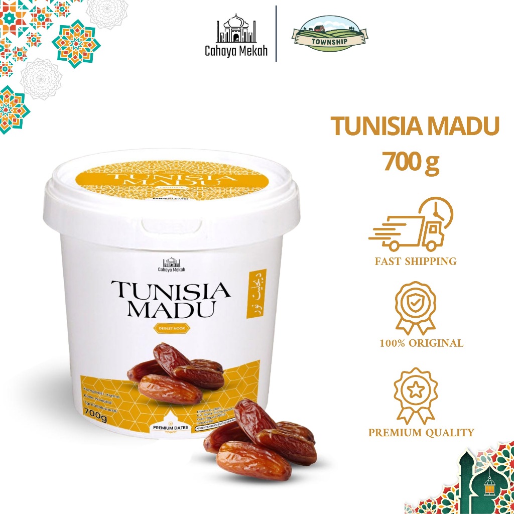 

Cahaya Mekah Kurma Tunisia Madu 700gr Premium Original High Tunisia Tanpa Tangkai Premium