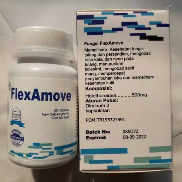 FLEXAMOVE obat herbal kesehatan tulang dan sendi original ampuh bpom flexamove