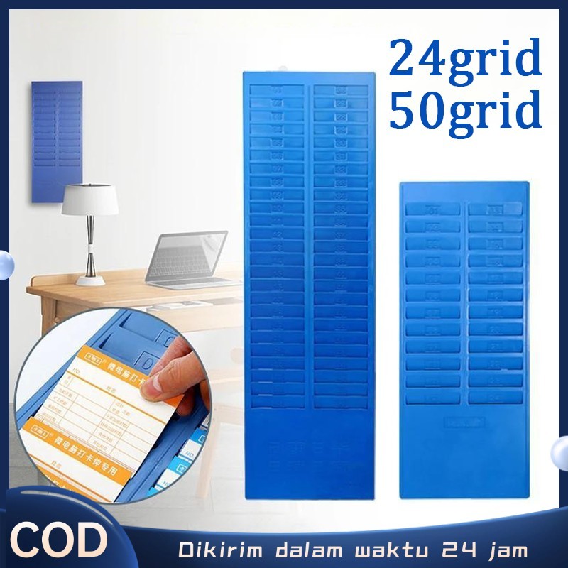 Isi 24/50 Sheet Rak Absensi Kartu Rak Absensi Absensi Rak Kartu Absensi Kartu Absensi Ceklok